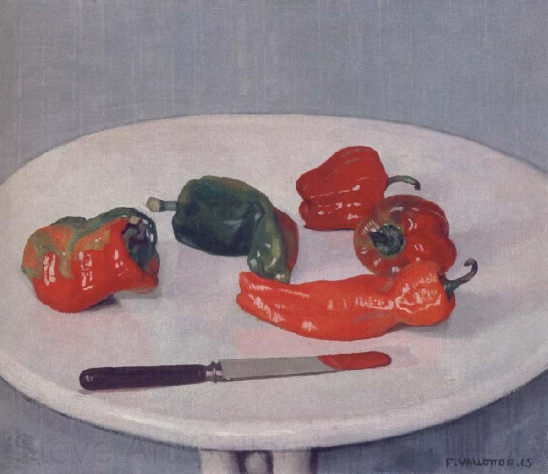 Felix Vallotton Red Peppers France oil painting art